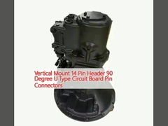 垂直マウント 14ピンヘッダー 90度U型回路板ピンコネクタ