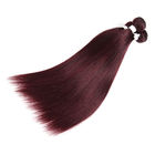 99J Color 100% Real Ombre Human Hair Extensions For Young Lady 8 Inch - 24 Inch