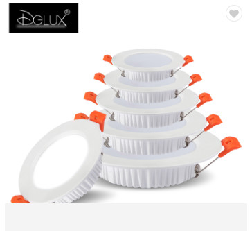 Office Down Light Aluminum Recessed SMD 7w Ceiling LED Downlight